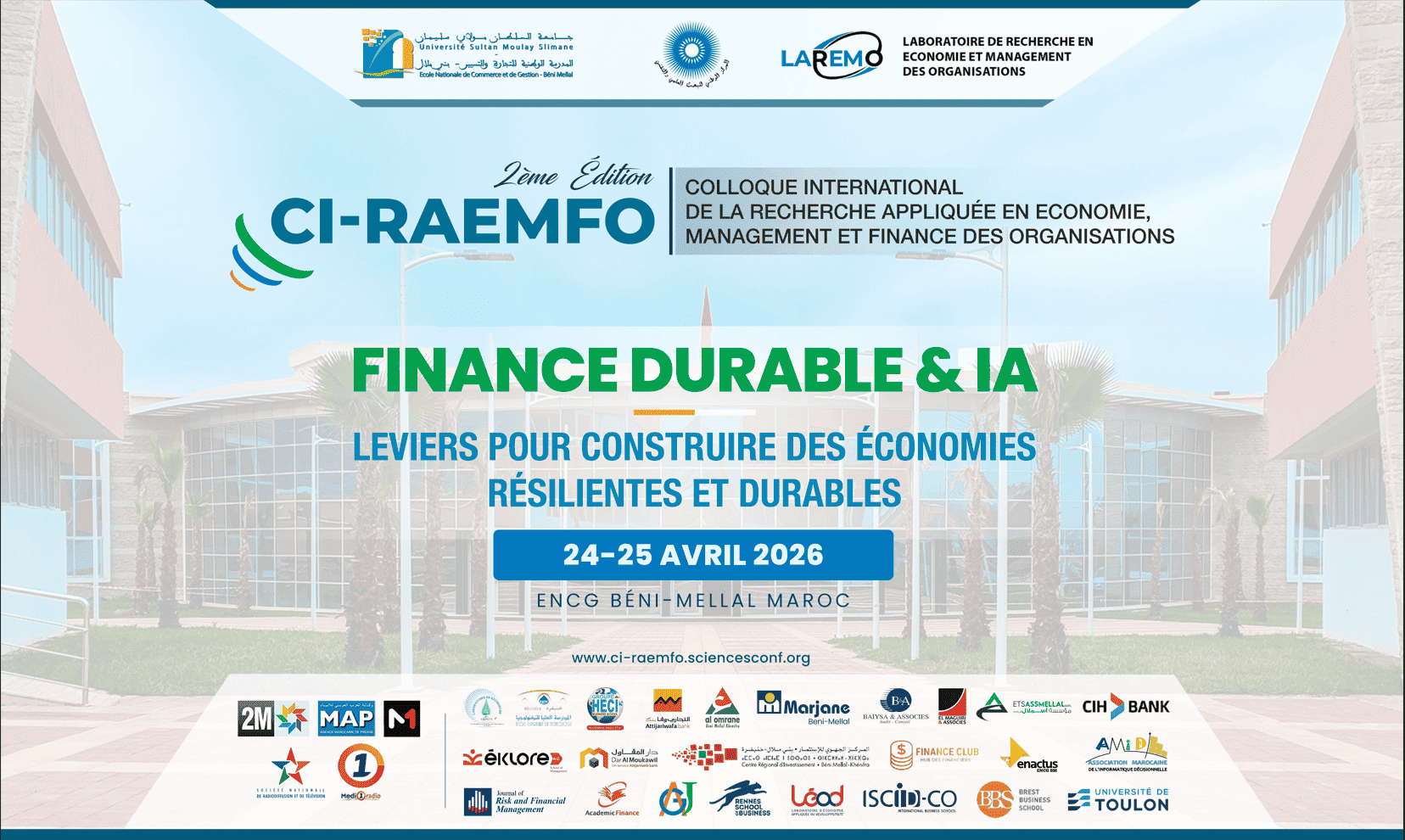 Lire la suite à propos de l’article CI-RAEMFO 2ème Édition – Finance Durable et Innovation Technologique